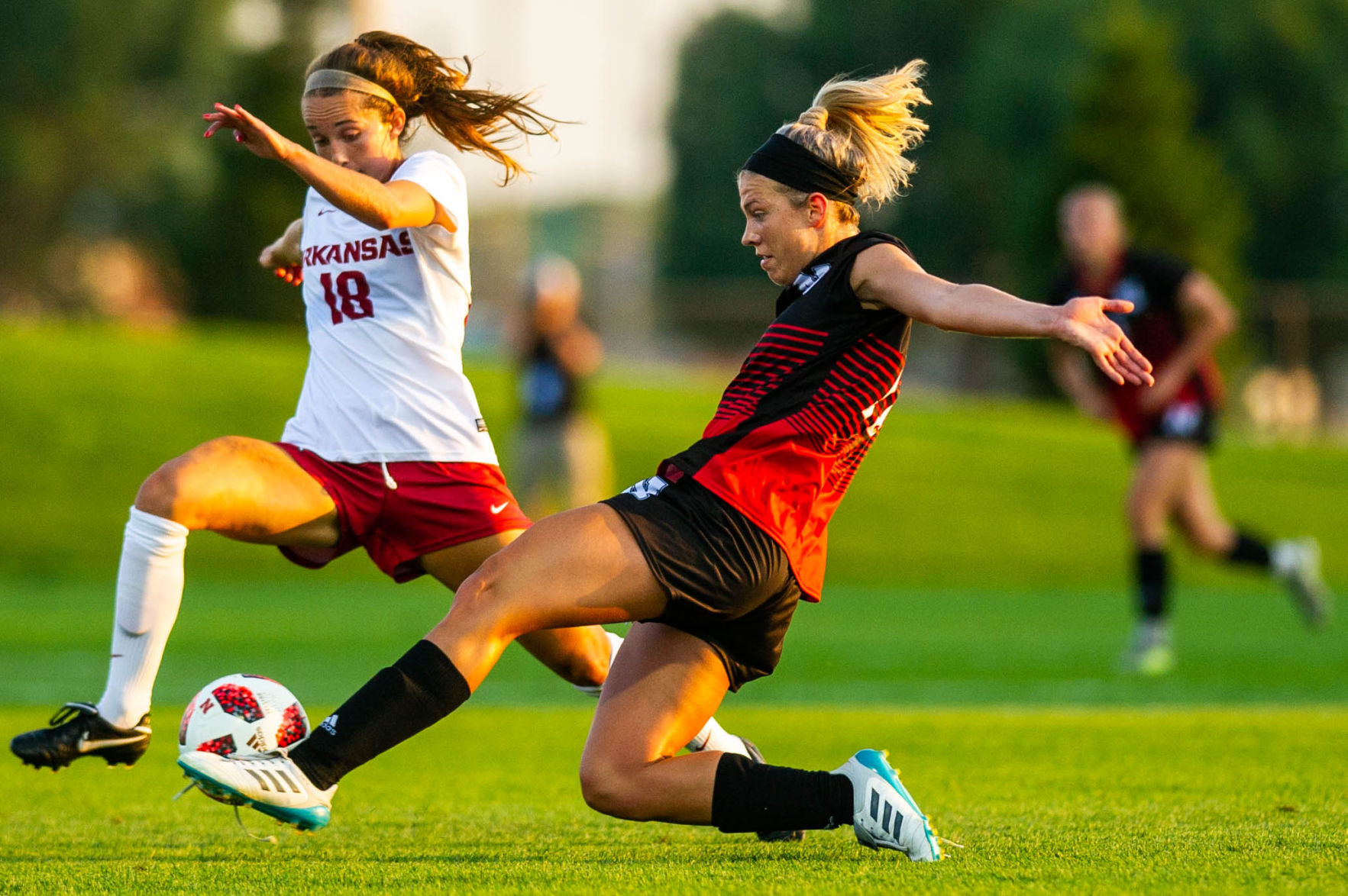 Nebraska soccer vs. Arkansas, 8/9